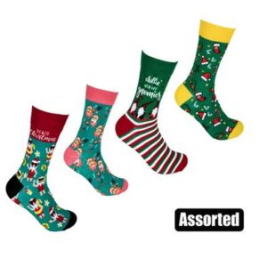 Christmas Socks Designs – Assorted