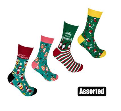 Christmas Socks Designs – Assorted