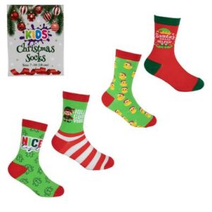 Christmas Socks Kids Designs – Assorted