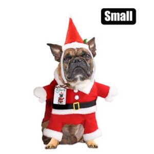 Christmas Pet Dress Up Santa Small