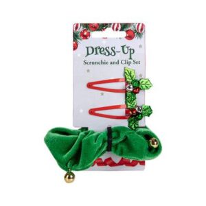 Christmas Dress Up Scrunchie & Clip Set