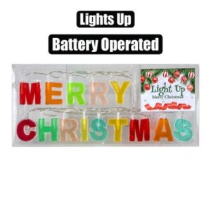 Christmas Lights Battery-operated Merry Christmas Light