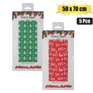 Christmas Tissue Paper 5-piece 50 x 70cm