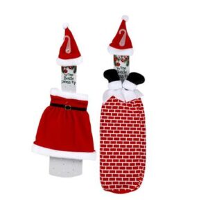 Christmas Santa Wine Bottle Cover 42cm