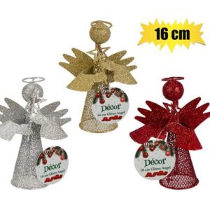 Christmas Glitter Angel 16cm