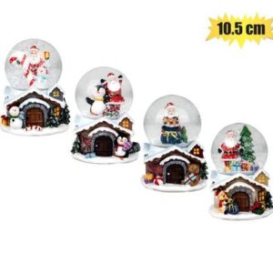 Christmas Snow Globe 10.5cm – Assorted