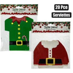 Christmas Die-cut Serviettes 20-piece
