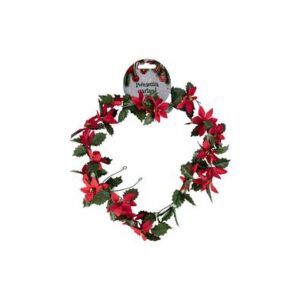 Christmas Poinsettia Garland