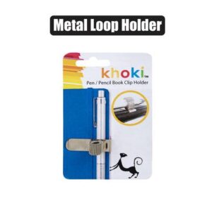 Khoki Pencil/pen Spring Loop Holder Metal