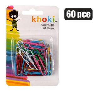 Khoki Stationery Paper Clips 2.8cm 60-piece