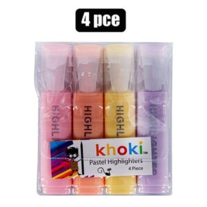 Khoki Highlighter 4-piece Pastel