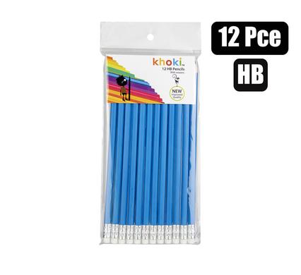 Khoki Pencil Basic HB 12-piece with Eraser
