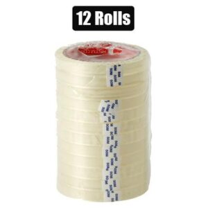 Tape Adhesive 12mmx 33m Bulk Roll