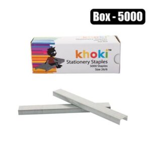 Khoki Stationery Staples 26/6 Box 5000