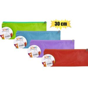 Khoki Pencil Case/file Pocket Satin 30 x 11cm