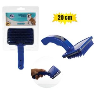 Petmall Pet Dog/cat Brush 20cm Self-cleaning