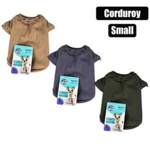 Petmall Pet Dog Shirt Corduroy - Small