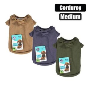 Petmall Pet Dog Shirt Corduroy - Medium