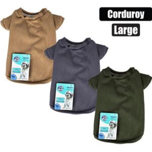 Petmall Pet Dog Shirt Corduroy - Large