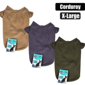 Petmall Pet Dog Shirt Corduroy - x Large