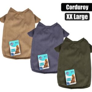 Petmall Pet Dog Shirt Corduroy - Xxlarge