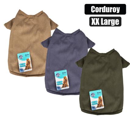 Petmall Pet Dog Shirt Corduroy - Xxlarge