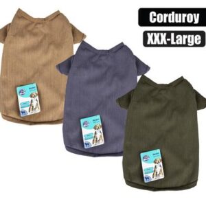 Petmall Pet Dog Shirt Corduroy - Xxxlarge