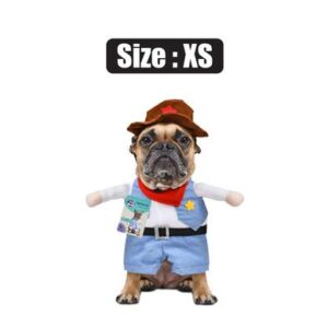Petmall Pet Dog Novelty Clothing Sheriff-xs