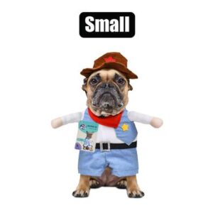 Petmall Pet Dog Novelty Clothing Sheriff-small