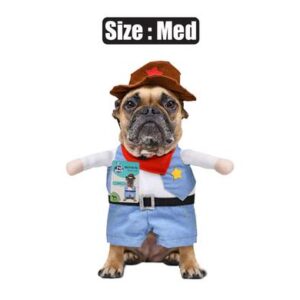 Petmall Pet Dog Novelty Clothing Sheriff Medium