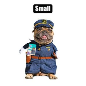 Petmall Pet Dog Novelty Clothing Police-small