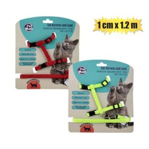 Petmall Pet Cat Harness & Lead 1.0cmx 1.2m