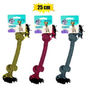 Petmall Pet Dog Tug Toy String Dbl Knot 25cm