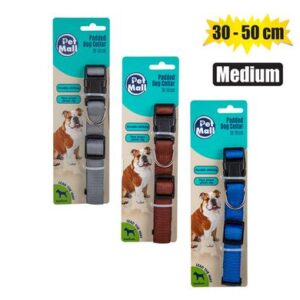 Petmall Pet Dog Collar Dbl Layer 30-50cm Medium