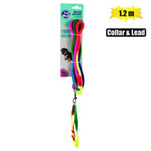 Petmall Pet Dog-collar & Lead Rope Set 1.2mx 6mm