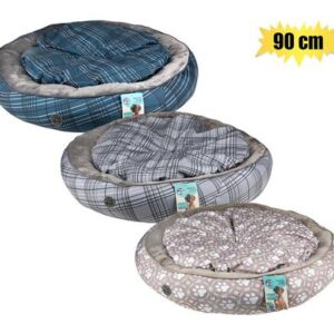 Petmall Pet Bed Round with Reverse Cushion 90cm