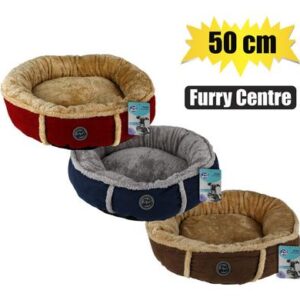 Petmall Pet Bed Fleece Round 50cm Furry Centre