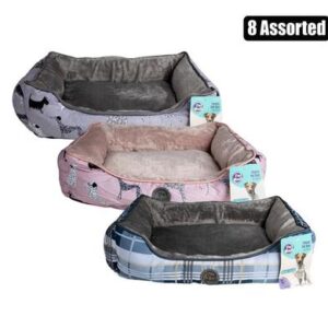Petmall Pet Bed Rectangle 50 x 40cm Designs – Assorted