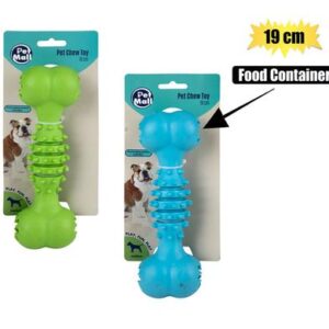 Petmall Pet Dog Toy Rubber Bone for Treats