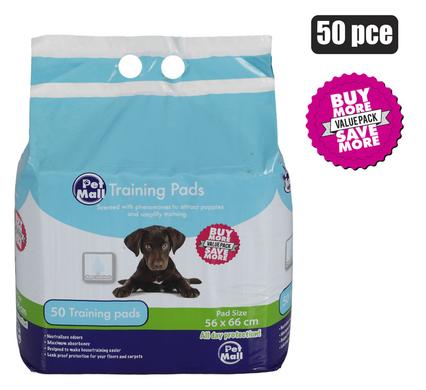 Petmall Pet Puppy Training Pad 50-piece 56 x 66cm