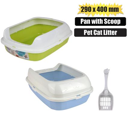 Petmall Pet Cat Litter-pan with Scoop 290 x 400mm