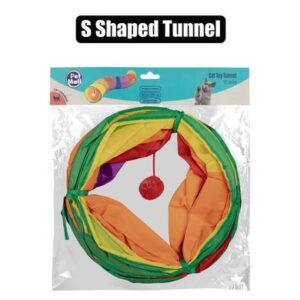 Petmall Pet Cat Toy Tunnel "s" Shaped
