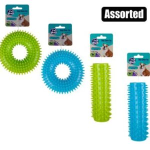 Petmall Pet Dog Toy Ring/stick Tpr Spiked