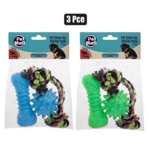 Petmall Pet Toy Puppy Starter Pack 3-piece