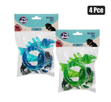Petmall Pet Toy Puppy Chews pack-4 – Assorted
