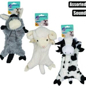 Petmall Pet Puppy Toy Farm Animal Crinkle Assorted