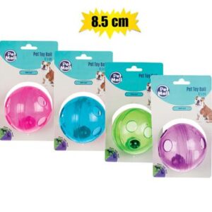 Petmall Pet Toy Ball with Bell 8.5cm – Assorted