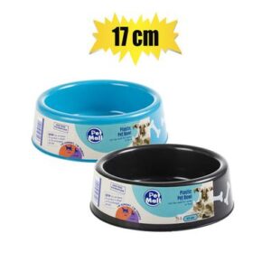 Petmall Pet Dog/cat Bowl Plastic Small 17cm