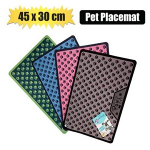 Petmall Pet Place Mat Non Slip 45 x 30cm Des – Assorted