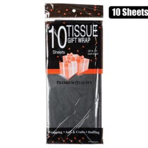 Paper Tissue 50 x 66cm 10xshts Black